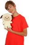 Hoody Pets Hondenknuffel - GIPSY TOYS - Crème, 24 cm