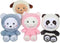 Hoody Pets Kattenknuffel - GIPSY TOYS - Roze, 24 cm