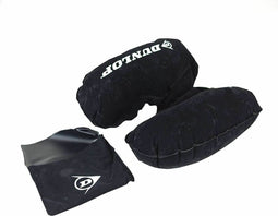 Hoofd- en Nekkussen - Opblaasbaar - met Opbergtas - Zwart