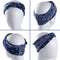 Hoofdband voor dames, elastische hoofdband, met bloemenpatroon, gedraaid katoen, voor dagelijks gebruik, yoga, sport, fitness