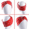 Hoofdband voor dames, elastische hoofdband, met bloemenpatroon, gedraaid katoen, voor dagelijks gebruik, yoga, sport, fitness
