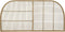 Hoofdbord DKD Home Decor Natuurlijk Bruin Rotan (160 x 4 x 80 cm)