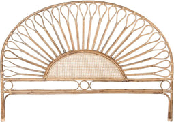 Hoofdbord DKD Home Decor Natuurlijk Zonnebloem Rotan (178 x 4 x 90 cm)