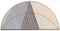 Hoofdbord Driehoek Bruin Zwart Rotan 160 x 80,5 x 2 cm
