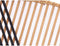 Hoofdbord Driehoek Bruin Zwart Rotan 160 x 80,5 x 2 cm