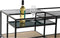 Hoofdtafel DKD Home Decor 8424001787234 Zwart Multicolour Natuurlijk Hout Metaal Spiegel 120 x 60 x 50 cm