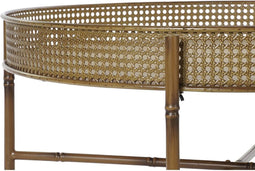 Hoofdtafel DKD Home Decor Metaal 80 x 80 x 38 cm