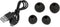 Hoofdtelefoon BLOW Earbuds BTE200 BLACK powerbank 2000mAh