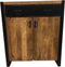 Hoog dressoir / Commode Bruno mango en metaal 100 cm breed