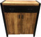 Hoog dressoir / Commode Bruno mango en metaal 100 cm breed