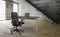 Hoogte verstelbaar t-poot bureau quick breed 120cm diep 80cm bladkleur licht eiken framekleur zwart (ral9005)