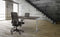Hoogte verstelbaar T-poot bureau Quick breed 140CM diep 80CM bladkleur Kersen framekleur Zwart (RAL9005)
