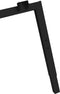 Hoogte verstelbaar wingbureau 4-poot Kubus breed 180CM diep 120CM bladkleur Logan eiken framekleur Wit (RAL9010) wingzijde Links