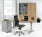 Hoogte verstelbare T-poot wingbureau Work breed 160CM diep 120CM bladkleur Speciale Kleur framekleur Aluminium (RAL9006) wingzijde Links