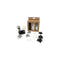 Hoomark - Cadeaulint en strikjes zwart/wit/zilver | 6 stuks