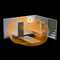 Sensorlamp RS 10 L - Wand- of plafondmontage - 360° detectie - Wit
