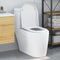 vidaXL - Snelle - Aflaat - Toiletzitting - met - Zachte - Sluiting - in - Duroplast - Wit