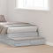 vidaXL - Grijze - Sonoma - Lade - voor - Bed - - - 75x36,5x16,5 - cm - - - Gemaakt - van - Kunststof - Hout
