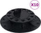 vidaXL - Terrasdragers - verstelbaar - 10 - st - 60-88 - mm