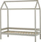 Hoppekids ECO Comfort Huisbed, 70x160cm, Duif Grijs