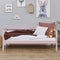 Hoppekids ECO Comfort Peuterbed 70x160, Bleke roos