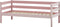Hoppekids ECO Comfort Peuterbed 70x160, Bleke roos