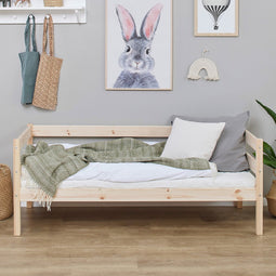 Hoppekids ECO Comfort Peuterbed 70x160 cm, Natuurlijk Hout