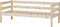 Hoppekids ECO Comfort Peuterbed 70x160 cm, Natuurlijk Hout