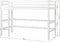 Hoppekids ECO Dream halfhoogslaper, 90x200 cm, wit