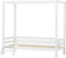 Hoppekids ECO Dream Hemelbed met ladder 90x200 cm, Wit