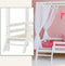 Hoppekids ECO Dream Hemelbed met ladder 90x200 cm, Wit