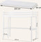 Hoppekids ECO Dream hoogslaper, 90x200 cm, wit