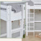 Hoppekids ECO Dream hoogslaper, 90x200 cm, wit