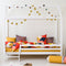 Hoppekids ECO Dream Huisbed met ladder 90x200 cm, Wit