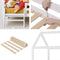 Hoppekids ECO Dream Huisbed met ladder 90x200 cm, Wit