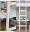 Hoppekids ECO Dream JUMBO stapelbed met tafel 90x200 cm, wit