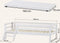 Hoppekids ECO Dream Junior bed 70x160 cm met ladder en bedhekje, wit.