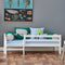 Hoppekids ECO Dream Junior bed 70x160 cm met ladder en bedhekje, wit.