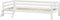 Hoppekids ECO Dream Junior bed 90x200 cm met ladder en bedhekje, wit.