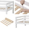 Hoppekids ECO Dream juniorbed 70x160cm met bedhekje, wit