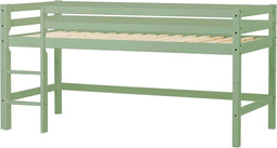 Hoppekids ECO Dream My Color halfhoogslaper 90x200cm, Bleekgroen
