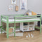 Hoppekids ECO Dream My Color halfhoogslaper 90x200cm, Bleekgroen