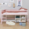 Hoppekids ECO Dream My Color halfhoogslaper 90x200cm, Bleekroze