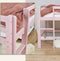Hoppekids ECO Dream My Color halfhoogslaper 90x200cm, Bleekroze