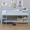 Hoppekids ECO Dream My Color halfhoogslaper 90x200cm, Droomblauw