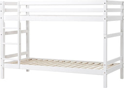 Hoppekids ECO Dream stapelbed 90x200cm, wit, ECO-gecertificeerd FSC-hout, Massief Grenenhout, Lak op Waterbasis, Gemaakt in de EU, 10 jaar Fabrieksgarantie