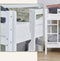 Hoppekids ECO Dream stapelbed 90x200cm, wit, ECO-gecertificeerd FSC-hout, Massief Grenenhout, Lak op Waterbasis, Gemaakt in de EU, 10 jaar Fabrieksgarantie