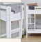 Hoppekids ECO Dream stapelbed 90x200cm, wit, ECO-gecertificeerd FSC-hout, Massief Grenenhout, Lak op Waterbasis, Gemaakt in de EU, 10 jaar Fabrieksgarantie