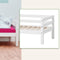 Hoppekids ECO Luxe Junior bed met rugleuning 70x160 cm, Wit