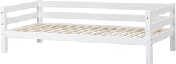 Hoppekids ECO Luxe Junior bed met rugleuning 90x200 cm, Wit